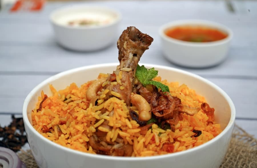MBA Biryani signature dum biryani in Hyderabad